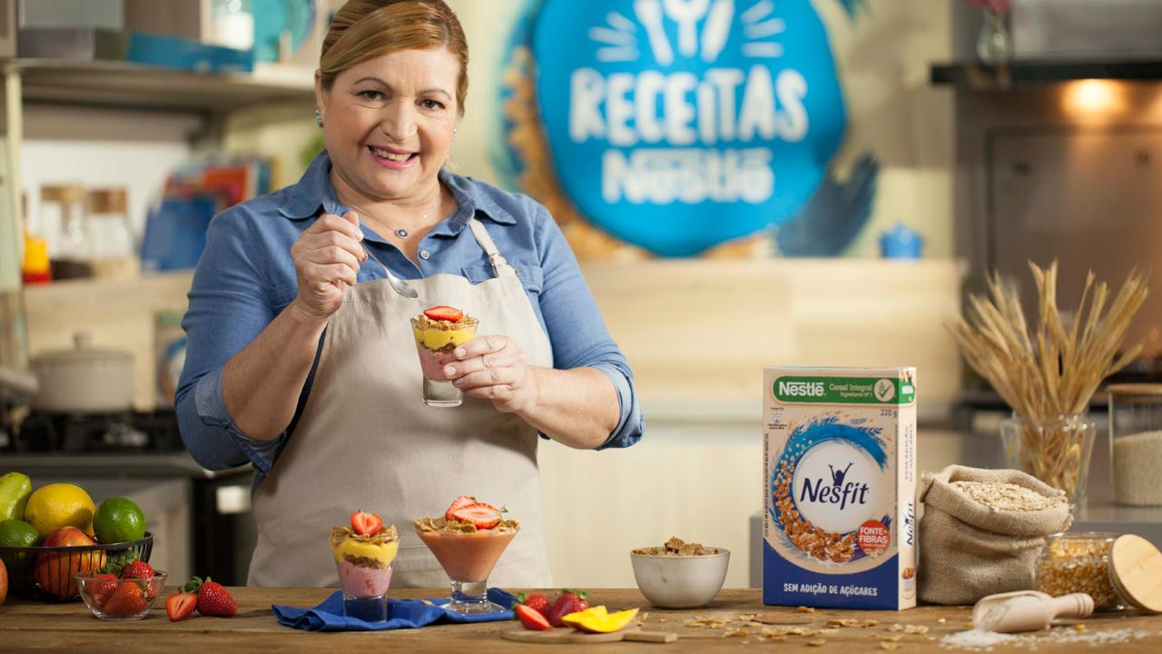 Frozen de Frutas com Nesfit Cereal Sem Adição de Açúcares Frozen de Frutas com Nesfit Cereal Sem Adição de Açúcares