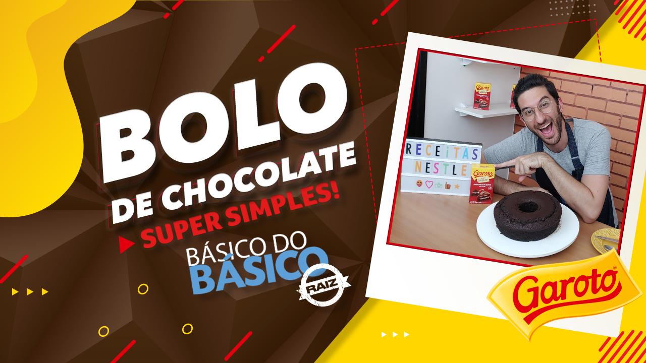 Bolo de Chocolate Super Simples Bolo de Chocolate Super Simples