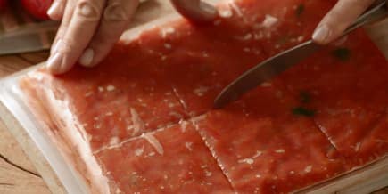 Dica 18 - Cubos Plásticos - Molho Básico de Tomate