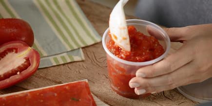 Dica 19 - Potes Plásticos - Molho Básico de Tomate