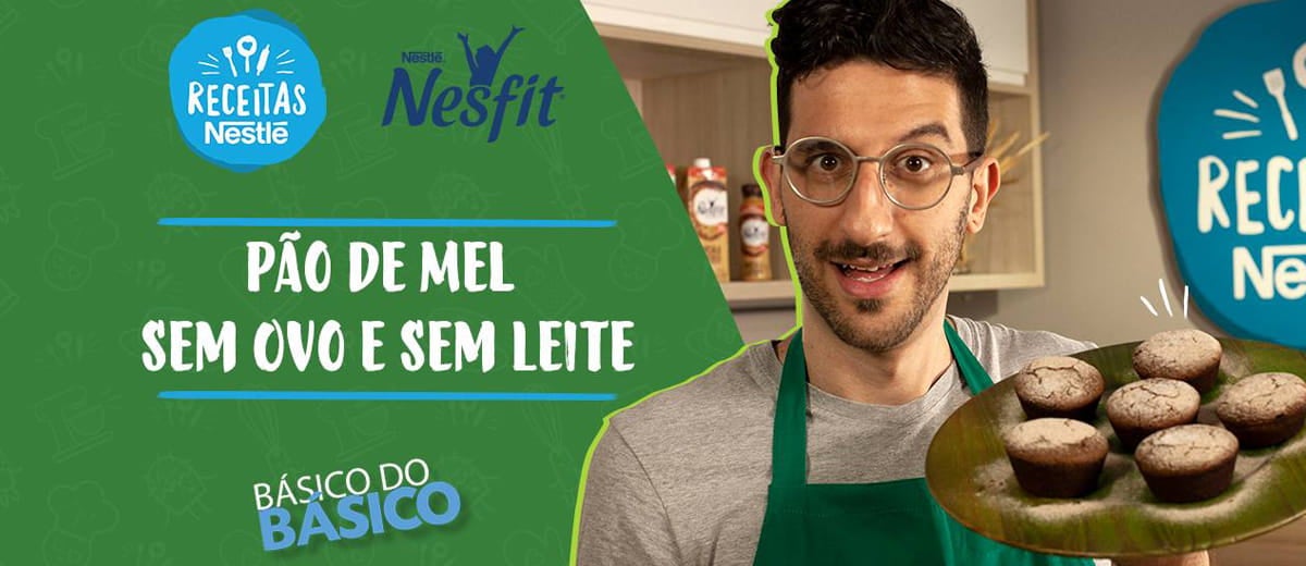 Pão de Mel Sem Ovo e Sem Lactose