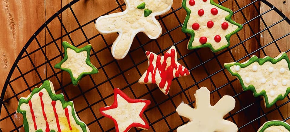 Sobremesas de Natal: Biscoitinhos natalinos