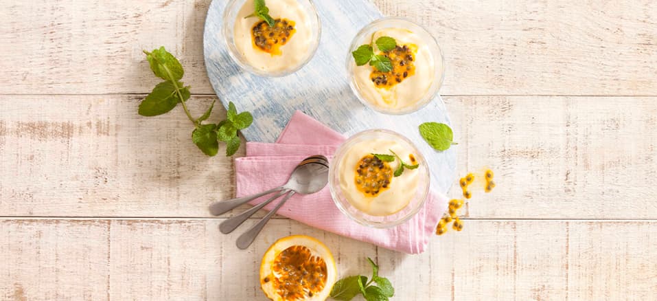 Mousse de Maracujá Almoço de domingo: Mousse de Maracujá