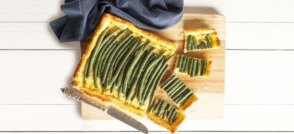 Leguminosas Frutas e Verduras de Dezembro: Vagem com pão torrado