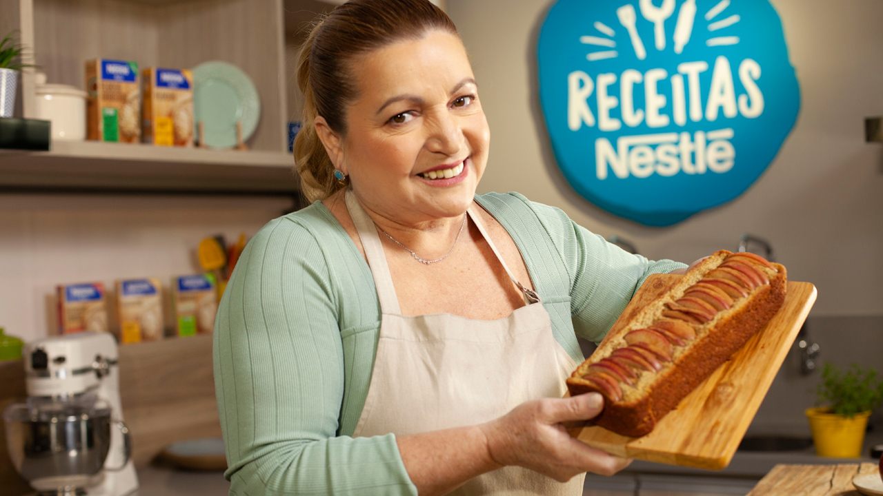 Bolo de Maçã e Aveia Bolo de Maçã e Aveia