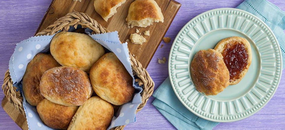 Mini pão caseiro Como fazer pão caseiro perfeito: Mini pão caseiro