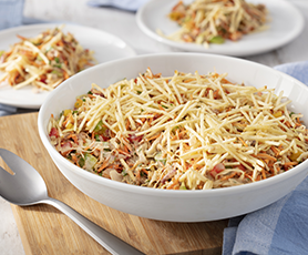 Foodlist de receitas com frutas e verduras da safra do mês de fevereiro.