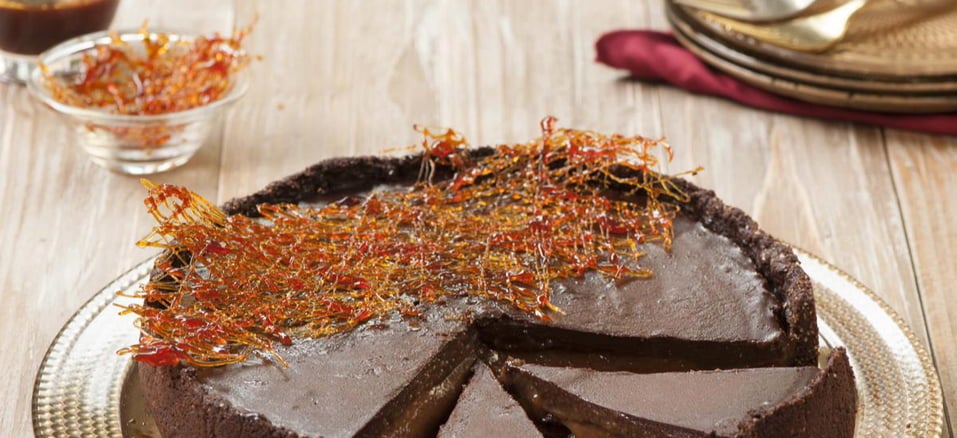 Dia do Amor: Torta de Caramelo e Chocolate