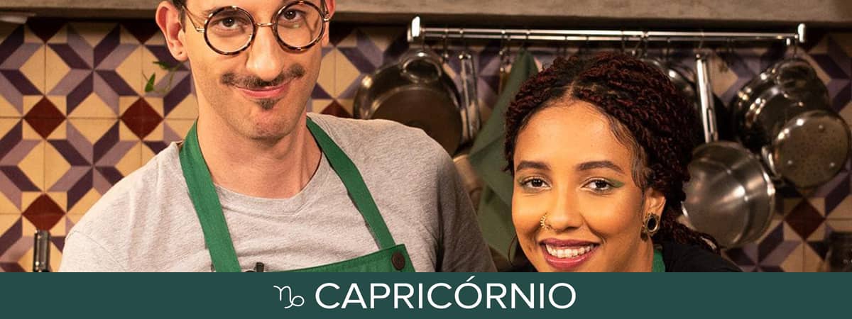 Capricórnio e Cheesecake de Banana e Chocolate