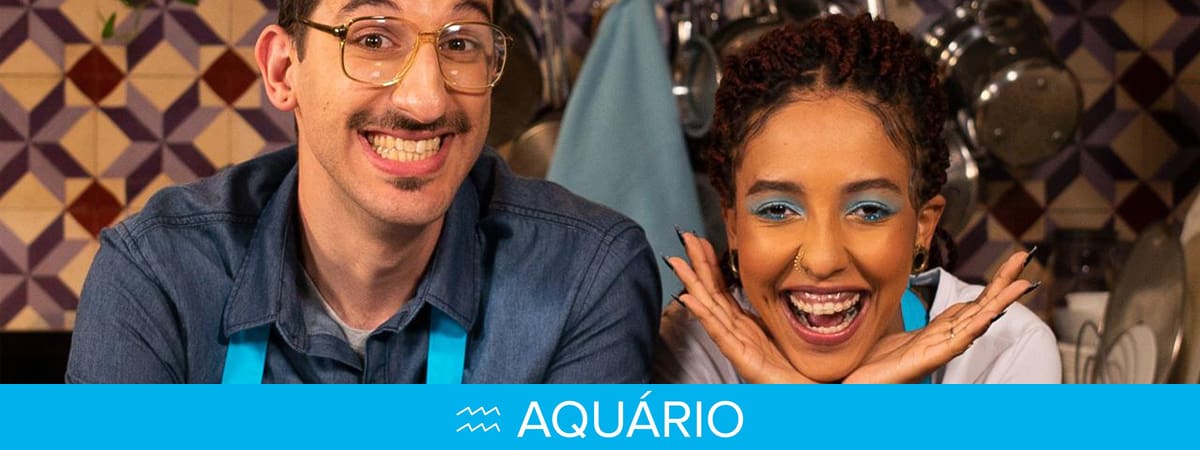 Aquário e Bolo de Cenoura com Aveia Aquário e Bolo de Cenoura com Aveia