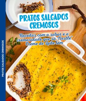 Recipe Pratos salgados e cremosos Card Image