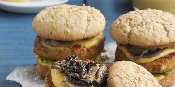 Hambúrguer de Grãos e Vegetais Dia Mundial Sem Carne: Hambúrguer de Grãos e Vegetais