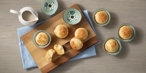 Pão de Liquidificador: Pãezinhos rápidos de requeijão