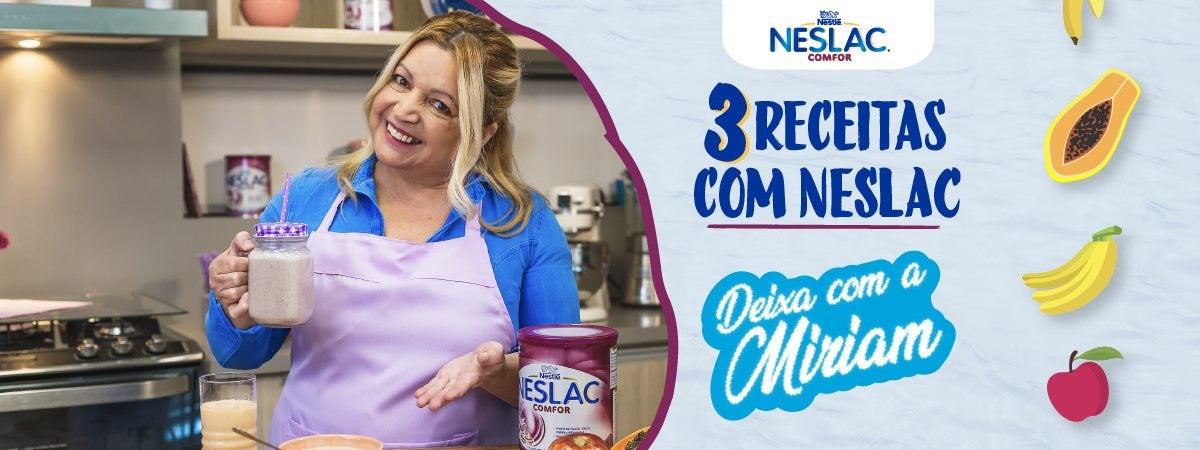 3 receitas com Neslac 3 receitas com Neslac