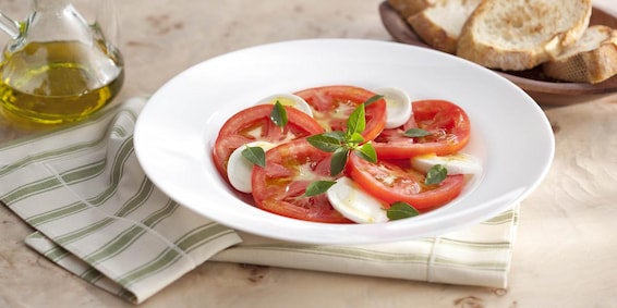 Jantar Romântico: Saladas, Salada Caprese