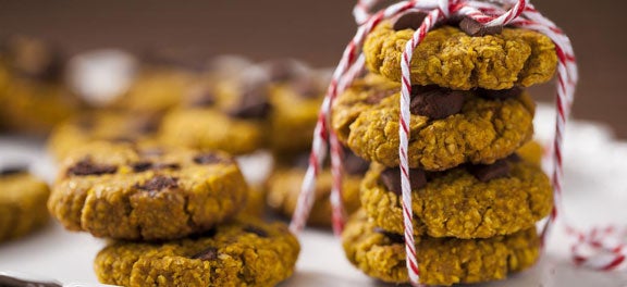 Frutas de Maio, Legumes e Verduras de Maio: Cookies Integrais de Aveia e Abóbora