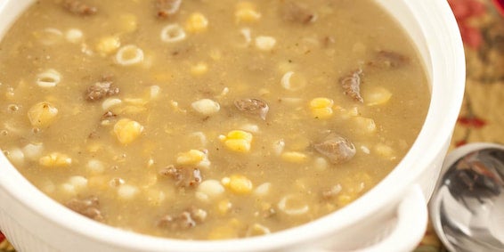 As Melhores Comidas de Inverno: Sopa de Grão-de-bico com Carne