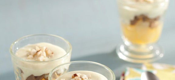 Frutas de Maio, Legumes e Verduras de Maio: Parfait de Pera e Cítricos