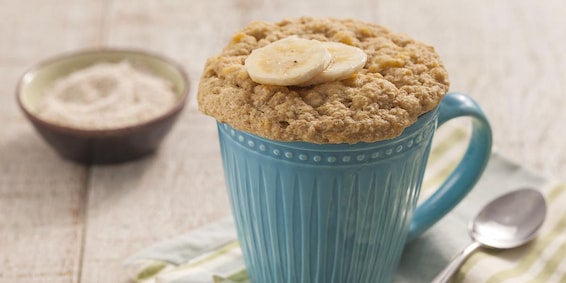 Bolo de Caneca: Bolinho de Aveia de Caneca