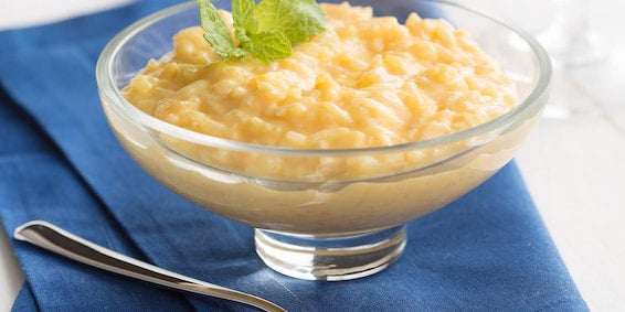 Receitas de Arroz Doce: Arroz Doce com Laranja e Iogurte Grego