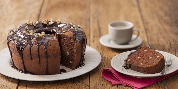 Bolo de Chocolate: Mais 15 receitas diferentes de bolo de chocolate, bolo fácil de chocolate e nozes
