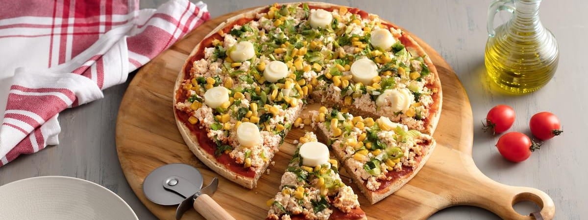 Capa: Receitas Fáceis Receitas fáceis; Pizza Integral de Liquidificador com Escarola e Ricota