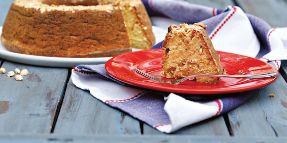 Frutas de Junho, Verduras de Junho: Bolo de Batata-doce e Amendoim