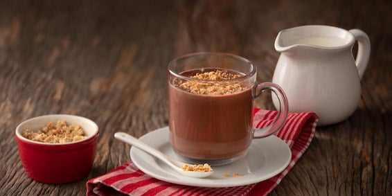 Receitas de Chocolate Quente: Chocolate quente fácil e rápido, Chocolate Quente Nestlé com Paçoca
