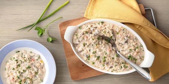 Receitas de Risoto: Risoto de carne, arroz especial com creme