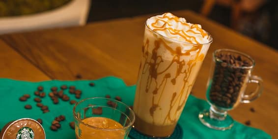 Receitas de Milk-shake: Milk-shake com Dolce Gusto, Frappuccino de doce de leite
