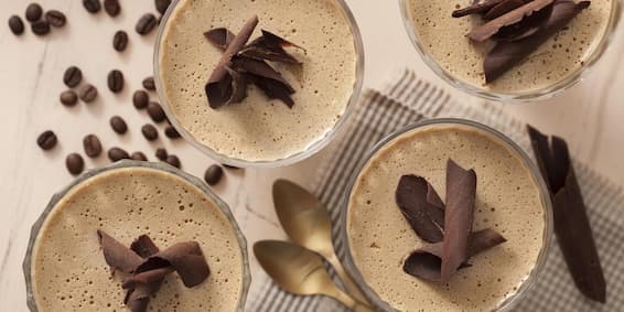 Receitas de sobremesas: Sobremesas fáceis com café, mousse de café