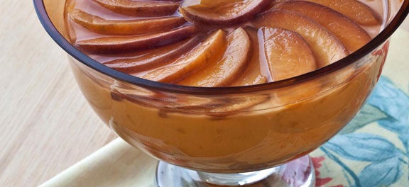 Taça Dourada de Especiarias e Nectarinas Frutas de Julho, Verduras de Julho: Taça Dourada de Especiarias e Nectarinas