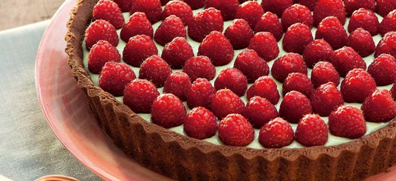 Torta de Capim-Santo e Framboesas Frutas de Julho, Verduras de Julho: Torta de Capim-Santo e Framboesas