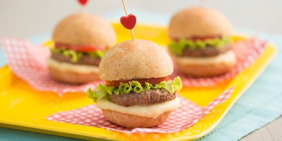 Receitas de hambúrguer caseiro: hamburguinho levinho