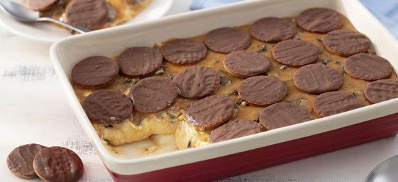 Pavê de Doce de Leite, Ameixa e Biscoito Calipso
