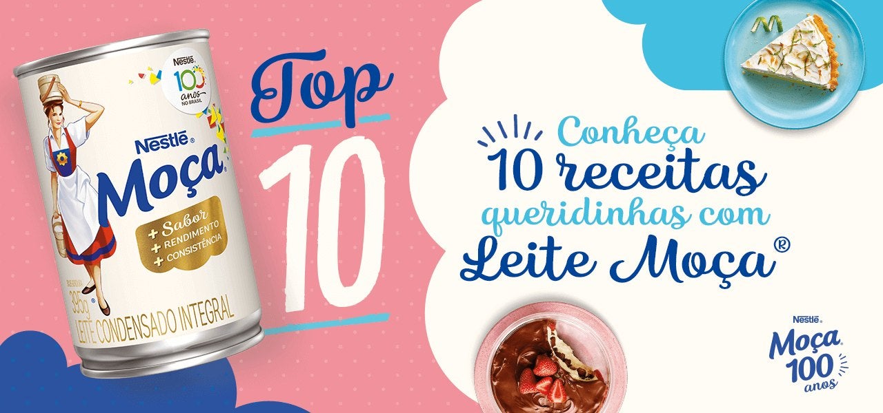 Conheça 10 receitas queridinhas com leite moça