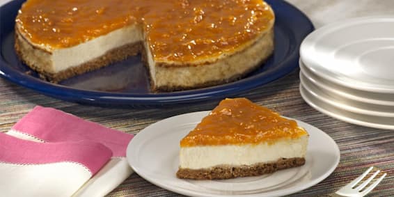 Dia Mundial do Combate ao Diabetes: Cheesecake com iogurte e damasco