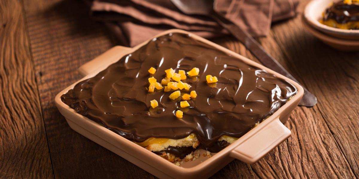 Receitas com Chandelle: Pavê de Chandelle Chocolate ao leite