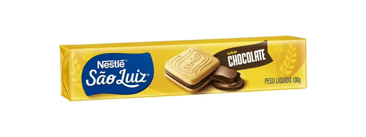 Biscoito São Luiz Recheado Chocolate