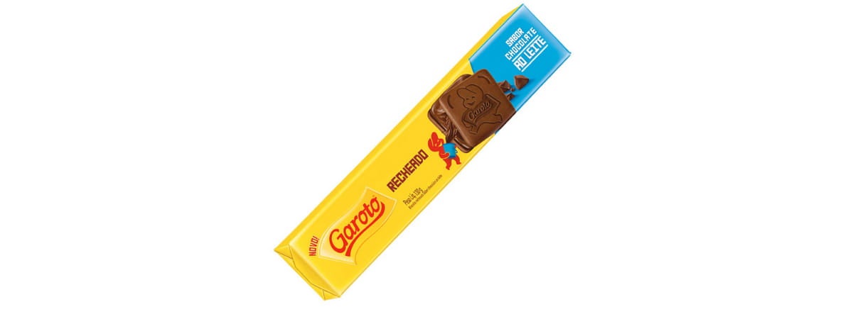 Biscoito Recheado de Chocolate ao Leite