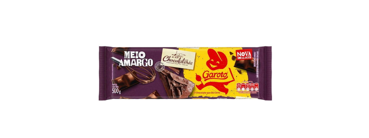 Cobertura de Chocolate Meio Amargo GAROTO