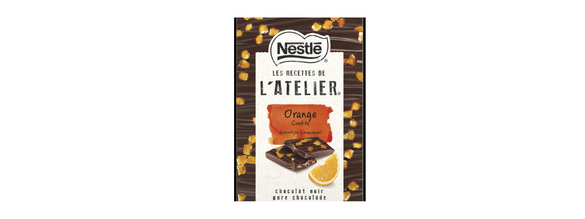 Les Recettes de L’atelier Chocolate Dark com Raspas de Laranja