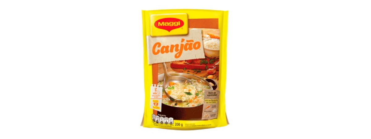 Maggi Canjão: Canja de Galinha Encorpada com Arroz e Legumes