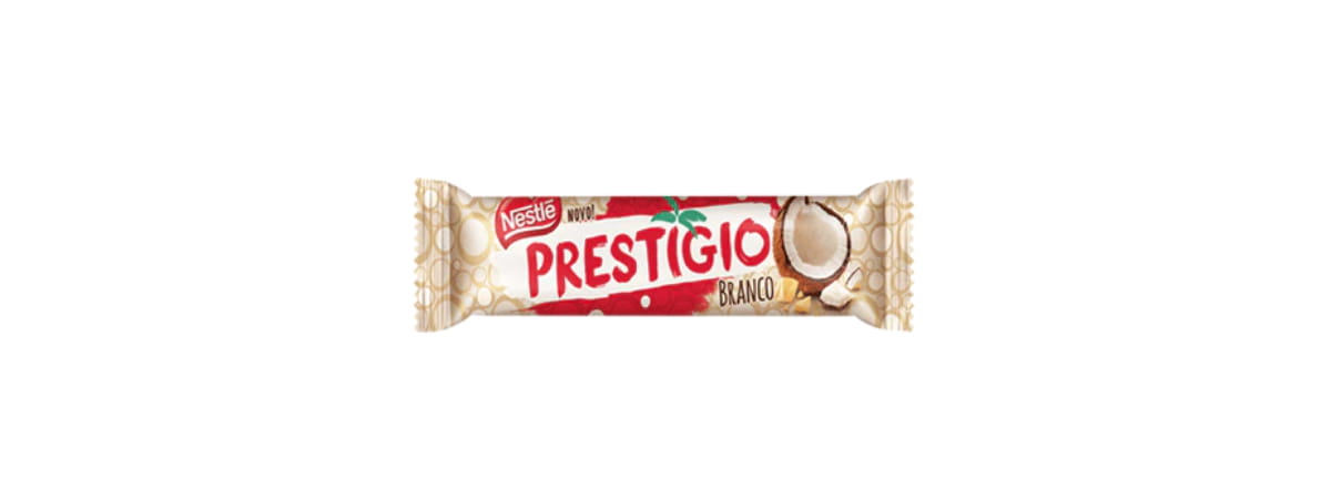 PRESTIGIO Chocolate branco recheado com coco