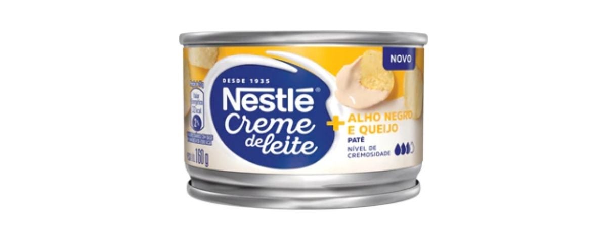 Patê de Creme de Leite Nestlé + Alho Negro e Queijo