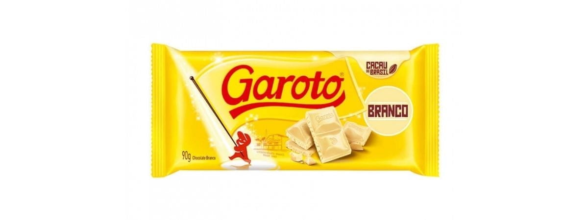 Garoto Tablete Choc Branco 90g