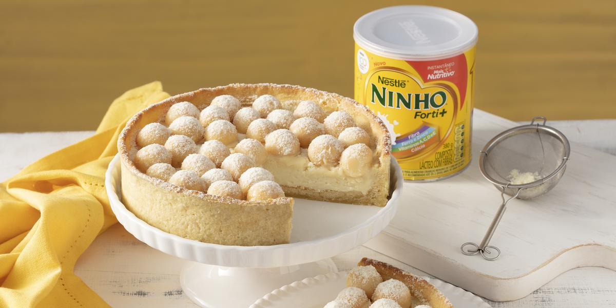 Receitas com leite em pó: Torta Doce de Ninho
