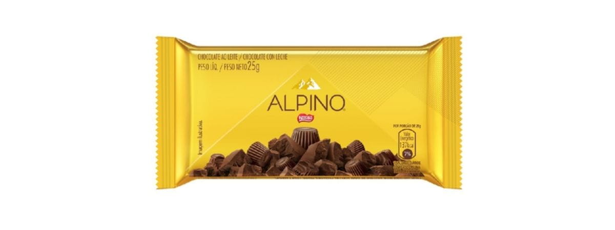ALPINO Chocolate ao Leite - 25g