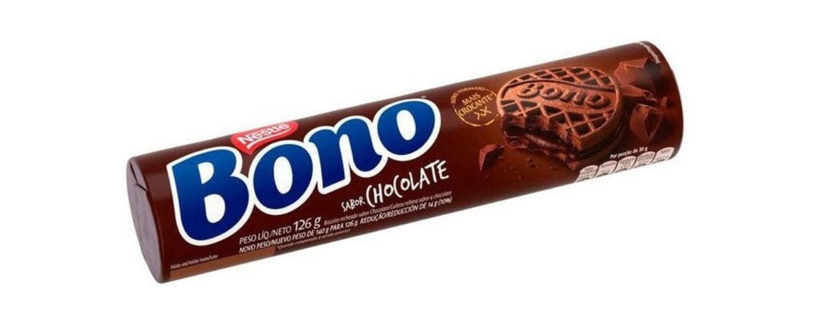 Biscoito Bono Recheado Chocolate