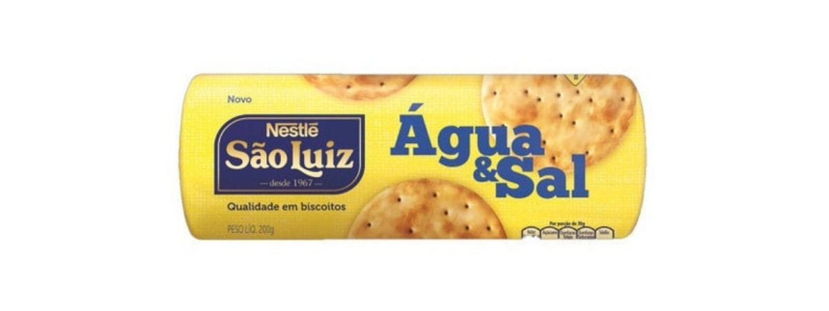Biscoito São Luiz Água e Sal